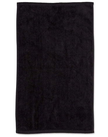 Golf Towel TW01 Work Wear Australian Industrial Wear 38cm x 65cm Black