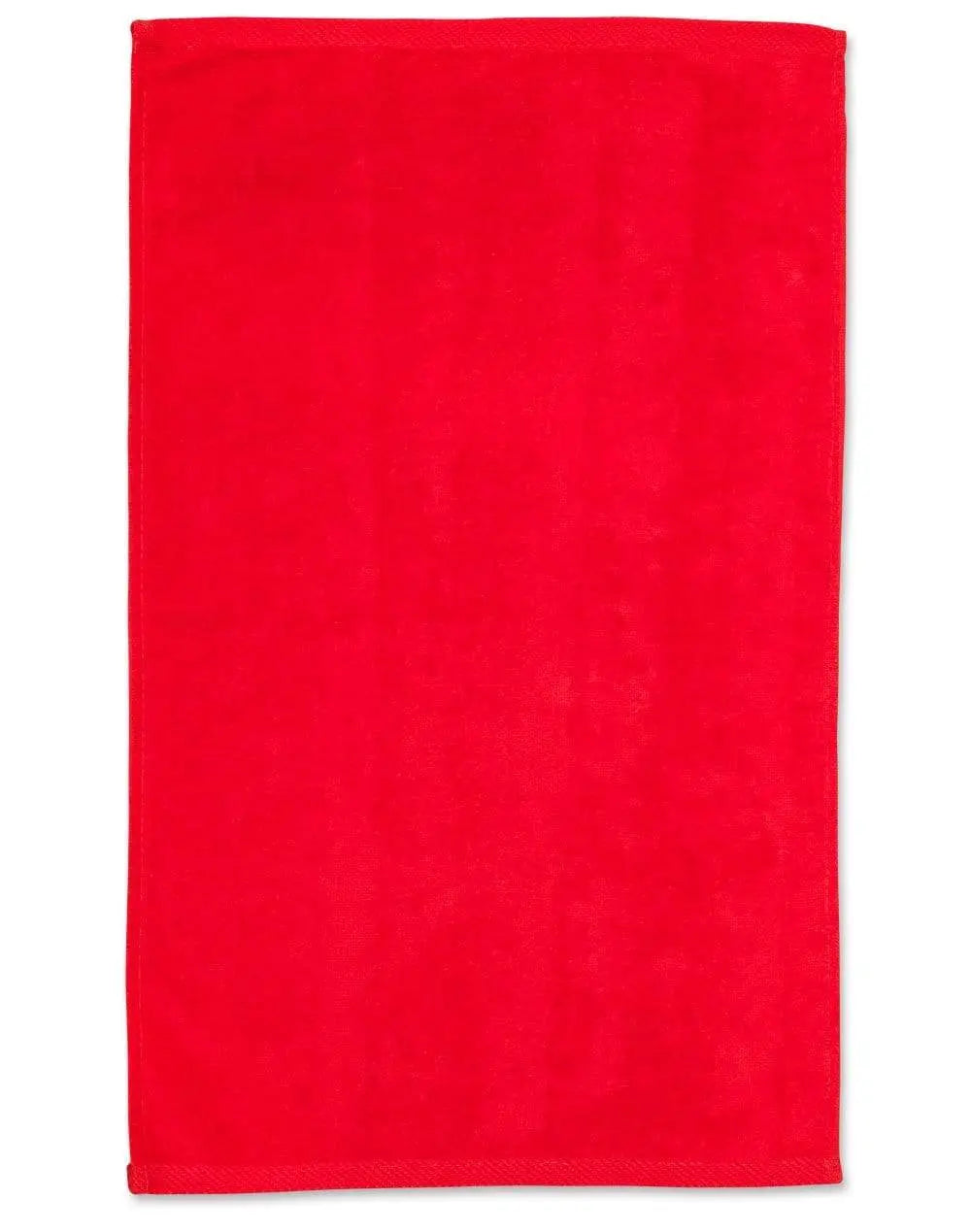 Golf Towel TW01 Work Wear Australian Industrial Wear 38cm x 65cm Red