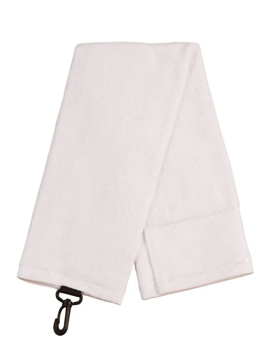 Golf Towel With Hook TW06 Work Wear Australian Industrial Wear