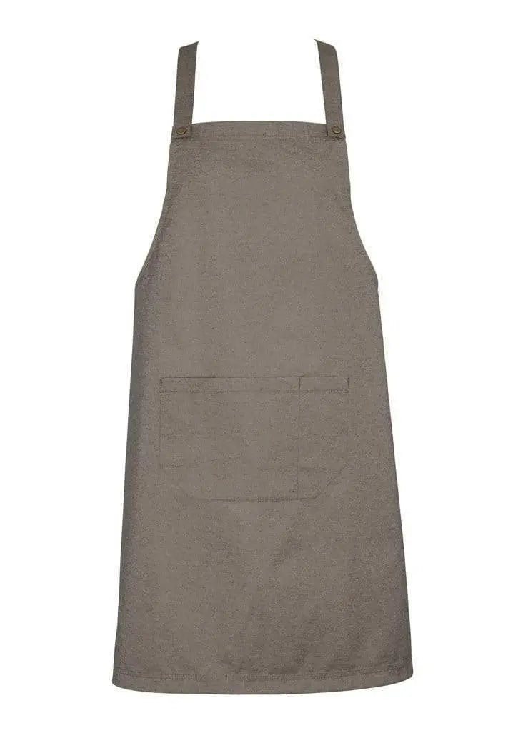 Biz Collection Textured Fabric Urban Bib Apron BA55 Hospitality & Chefwear Biz Collection