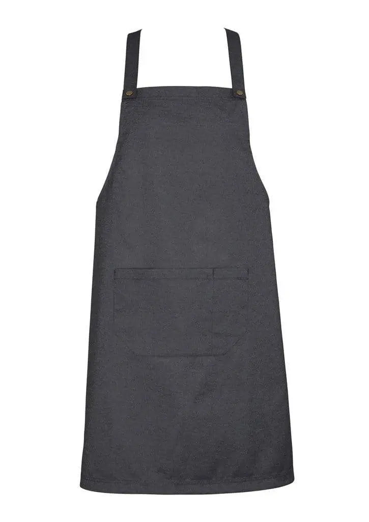 Biz Collection Textured Fabric Urban Bib Apron BA55 Hospitality & Chefwear Biz Collection