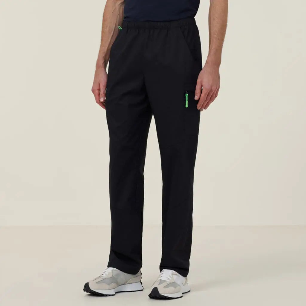 Rontgen Elastic Waist Scrub Pant CATQ4F-BLA Clothing NNT