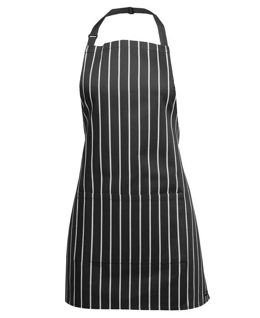 JB'S Chef/Hospitality Apron with Pocket 5A Hospitality & Chefwear Jb's Wear Black/White 65x71