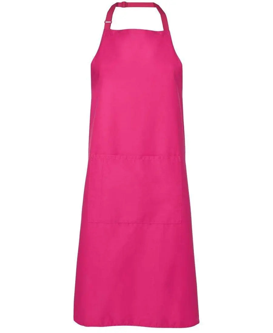 JB'S Chef/Hospitality Apron with Pocket 5A Hospitality & Chefwear Jb's Wear Hot Pink BIB 86x93