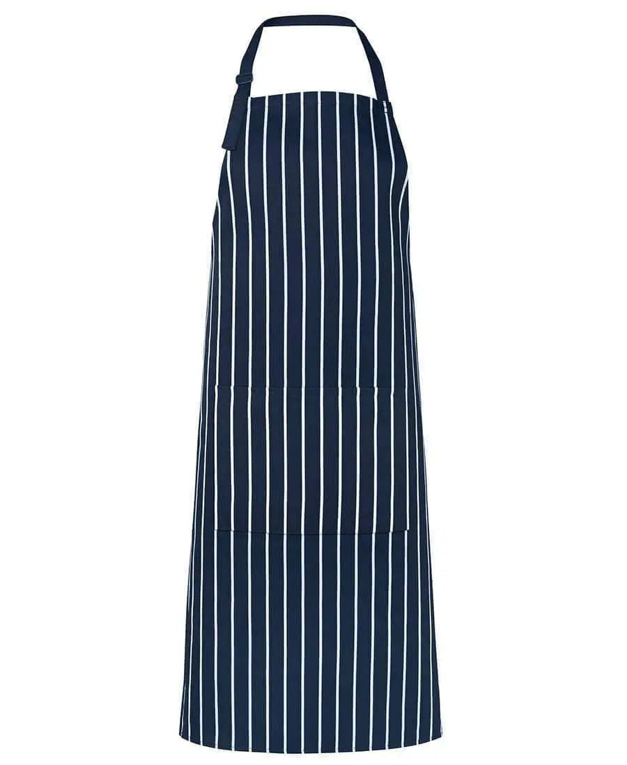 JB'S Bib Striped Apron 5BS Hospitality & Chefwear Jb's Wear Navy/White BIB 86 x 93cm