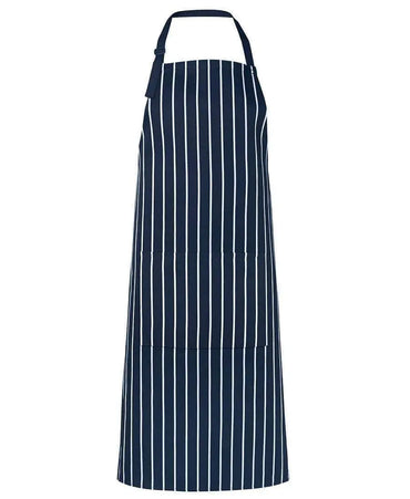 JB'S Bib Striped Apron 5BS Hospitality & Chefwear Jb's Wear Navy/White BIB 86 x 93cm