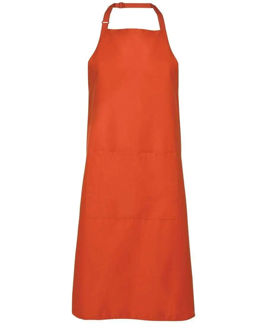 JB'S Chef/Hospitality Apron with Pocket 5A Hospitality & Chefwear Jb's Wear Orange BIB 86x93