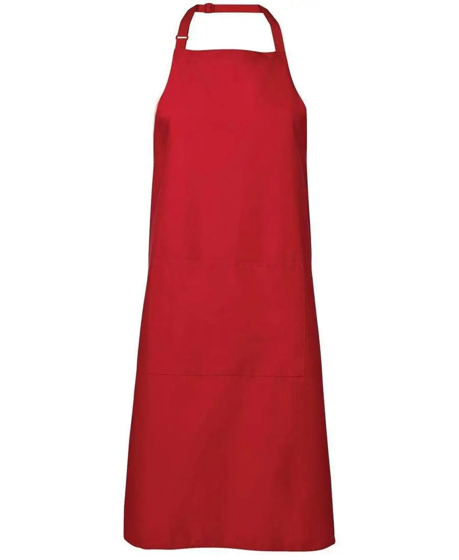 JB'S Chef/Hospitality Apron with Pocket 5A Hospitality & Chefwear Jb's Wear Red BIB 86x93