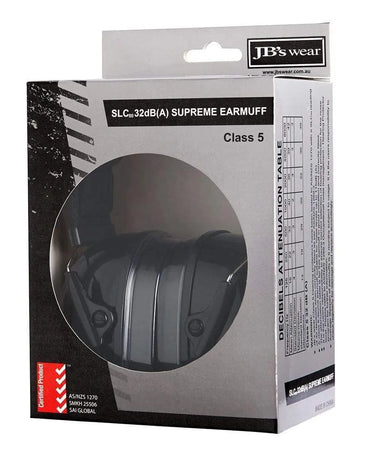 32dB Supreme Ear Muffs 8M001 PPE Jb's Wear