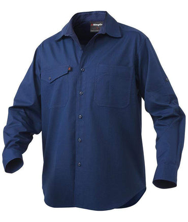 KingGee Workcool 2 Long Sleeve Work Shirt K14820 Work Wear KingGee Navy 2XS 