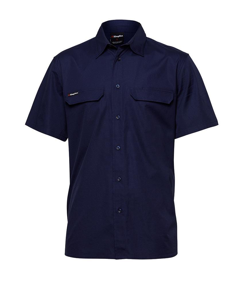KingGee Workcool Pro Short Sleeve Work Shirt K14022 Work Wear KingGee Navy XS 