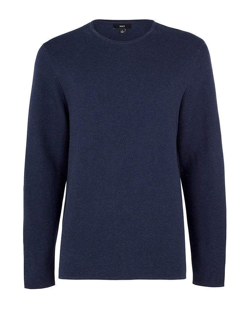 NNT Long Sleeve Knit Jumper CATE38 in Navy