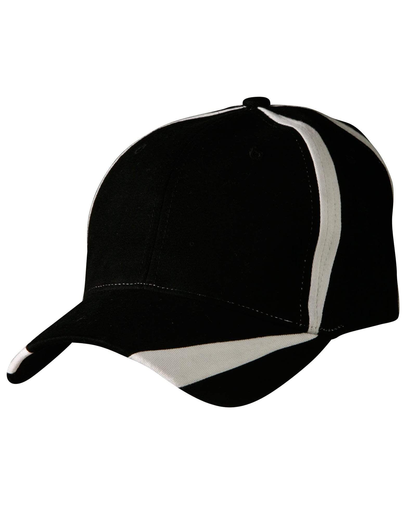 Peak & Crown Contrast Cap Ch81 Active Wear Winning Spirit Black/White One size 