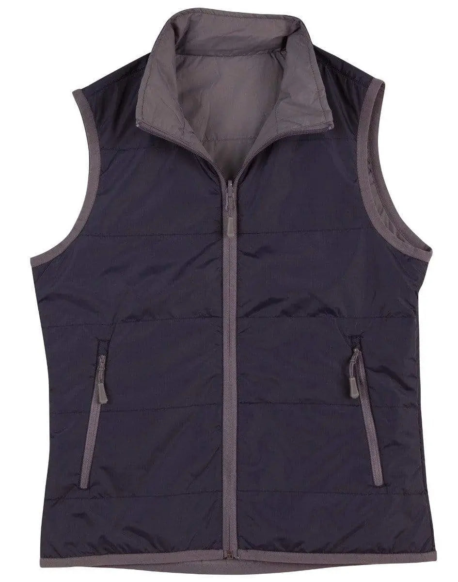 WINNING SPIRIT Versatile Vest Ladies' JK38 Casual Wear Winning Spirit Navy/Grey 18