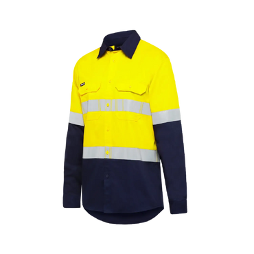 KingGee Men's Vented Spliced Drill Taped Shirt K54025  Metro Workwear