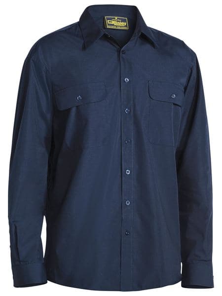 Bisley Workwear Permanent Press Shirt Long Sleeve BS6526