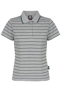 Aussie Pacific Vaucluse Lady Polos 2324  Aussie Pacific SILVER/BLACK 6 