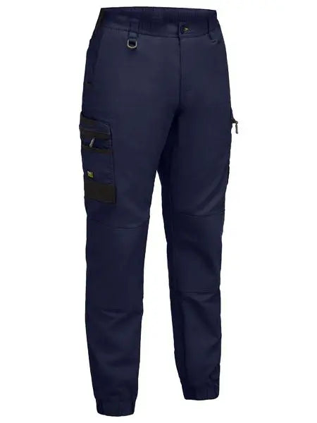 Bisley Flex & Move Elastic Waist Cargo Cuffed Work Pant BPC6238  Metro Workwear