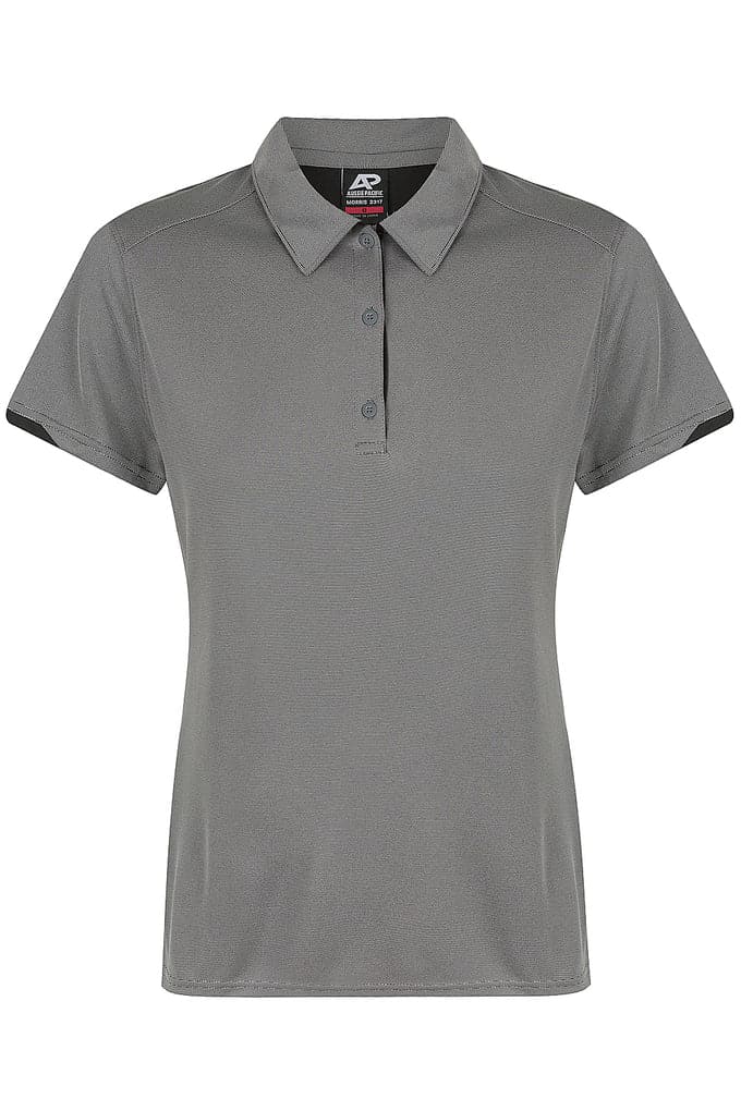 Aussie Pacific Ladies Morris Polo Shirt 2317  Aussie Pacific BLACK/WHITE 6 