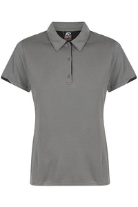 Aussie Pacific Ladies Morris Polo Shirt 2317  Aussie Pacific BLACK/WHITE 6 