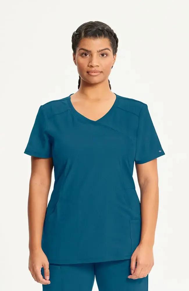 Cherokee Infinity Women's Mock Wrap Scrub Top 2625A  Simply Scrubs Australia