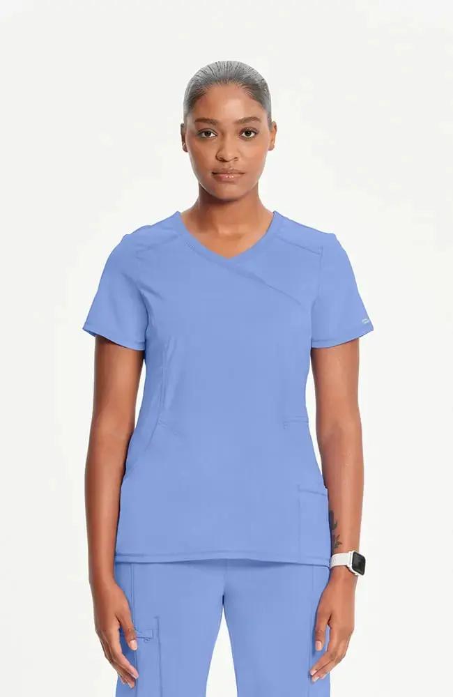 Cherokee Infinity Women's Mock Wrap Scrub Top 2625A  Simply Scrubs Australia