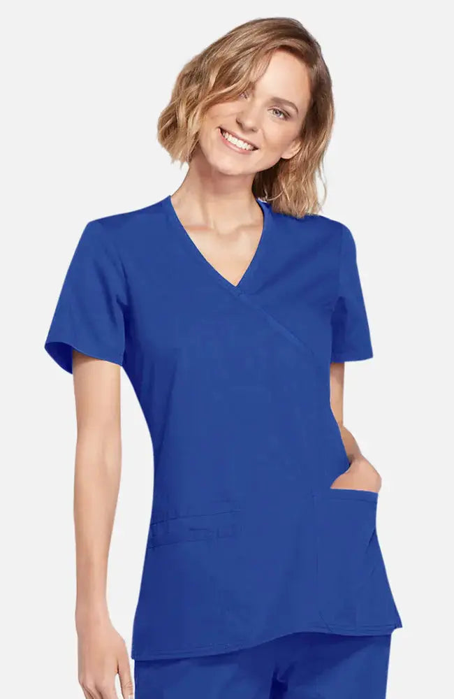 Cherokee Original Women's Mock Wrap Scrub Top WW650  Simply Scrubs Australia