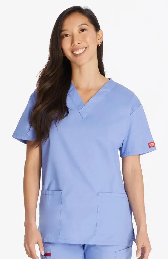 Dickies EDS Signature Women's V-Neck Scrub Top 86706  Simply Scrubs Australia