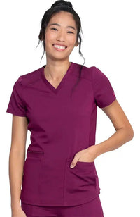 Dickies Balance Women's Knitted Panel Scrub Top DK875  Simply Scrubs Australia