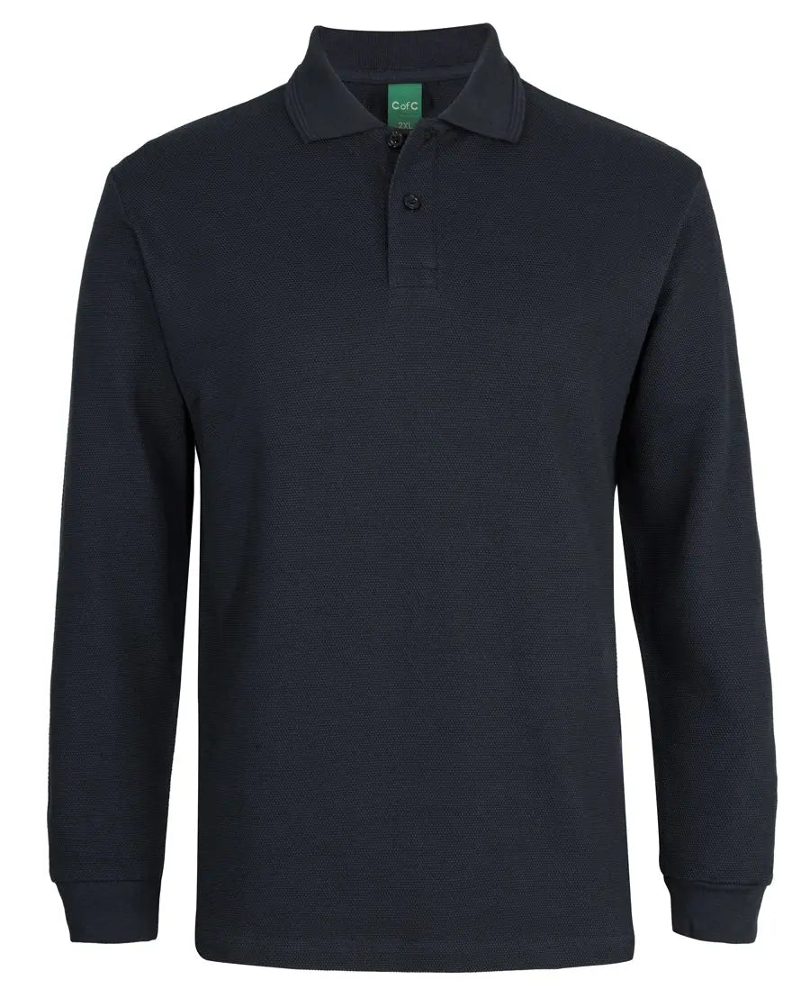Jb's Popcorn Cotton Long sleeve Polo Shirt 2PCL Jb's Wear