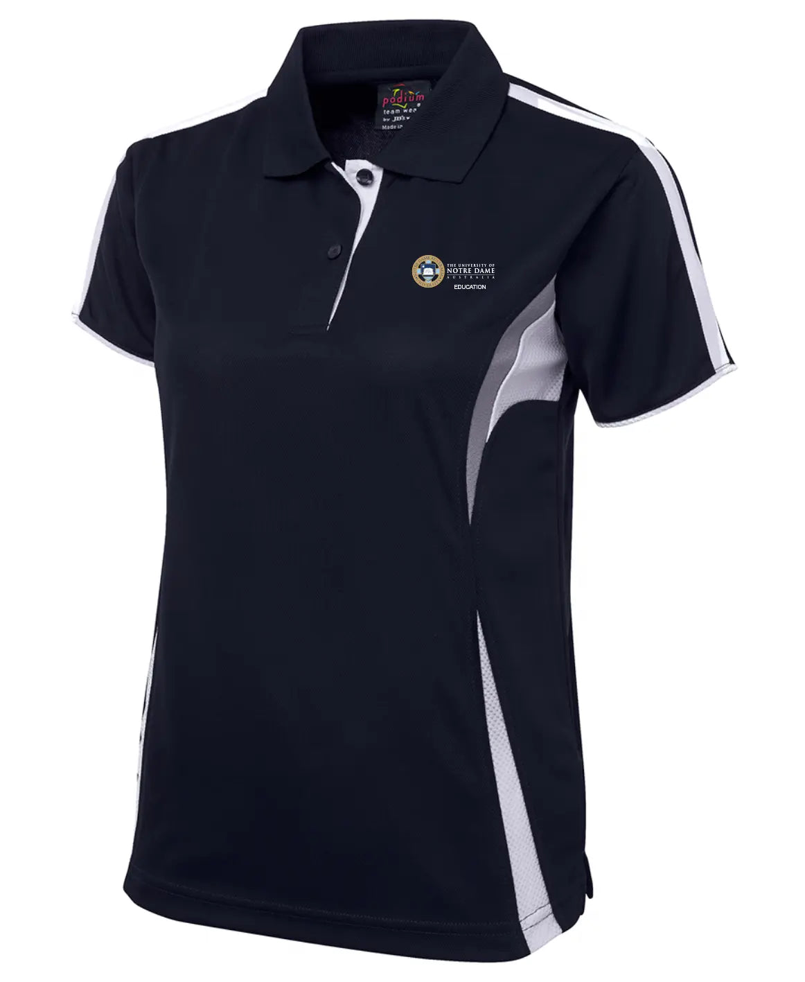 UNDA Women's EDUCATION Navy Cool Polo UNDACOP1