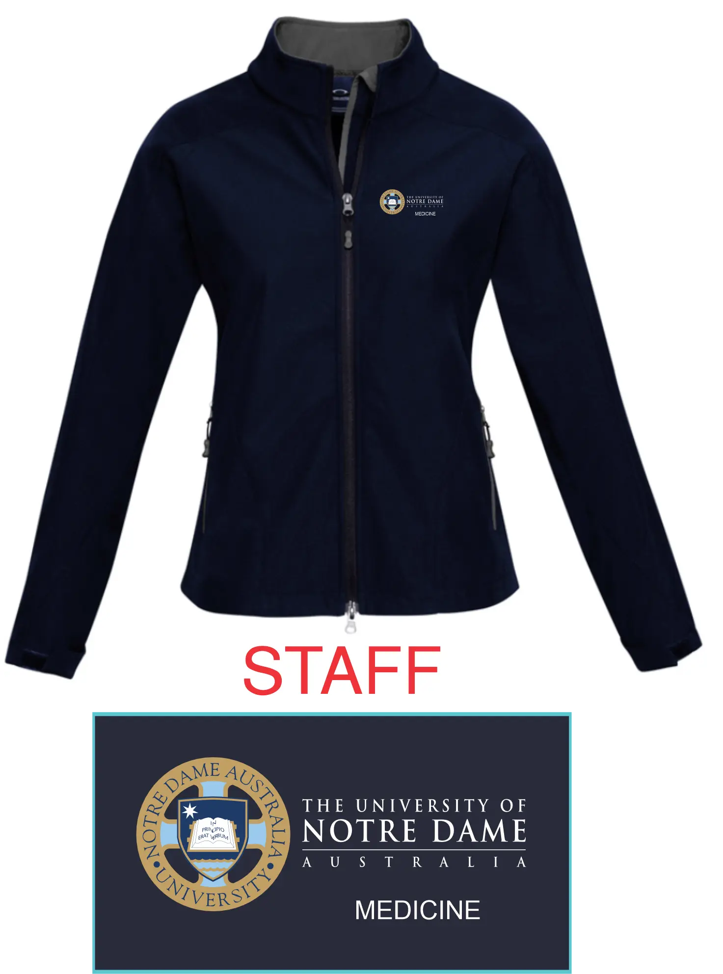 UNDA Women's STAFF MEDICAL Jacket STAFF307L 