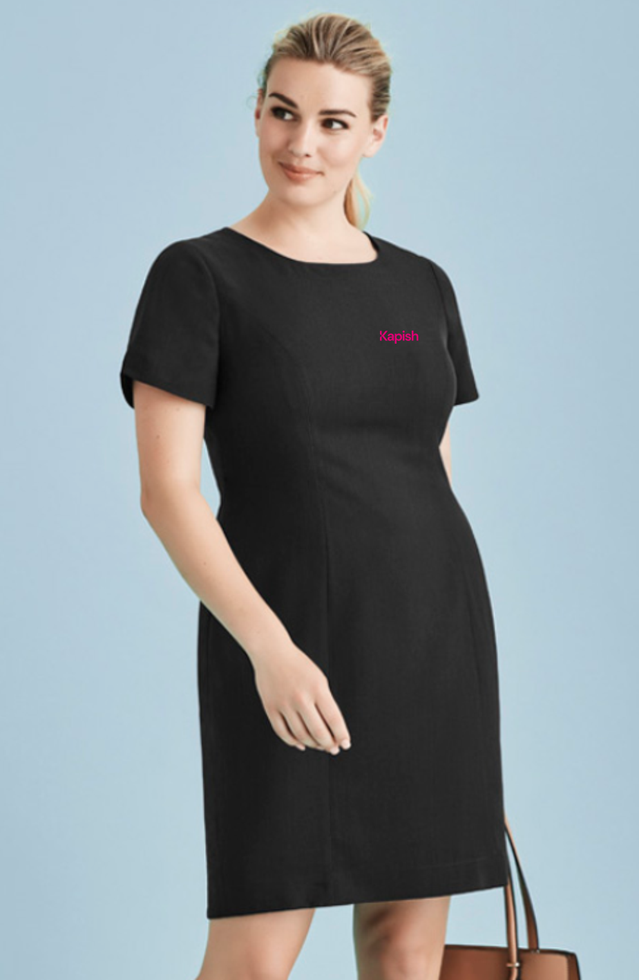 Kapish Staff Women's Short Sleeve Shift Dress 30112