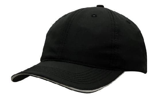 Headwear Spring Woven Cap With Strap & Clip X12 - 3817