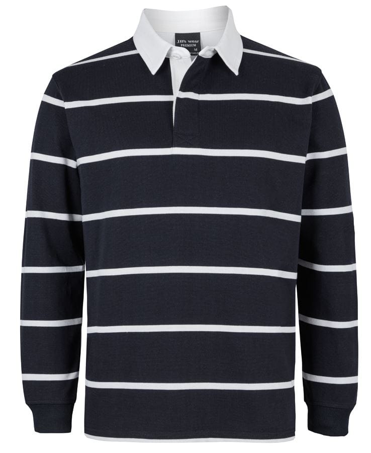 Jb's Yarn Dyed Rugby Polo Shirt 3RYD