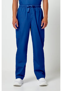 Cherokee Men's Drawstring Cargo Scrub Pant CK4000 in Royal Blue