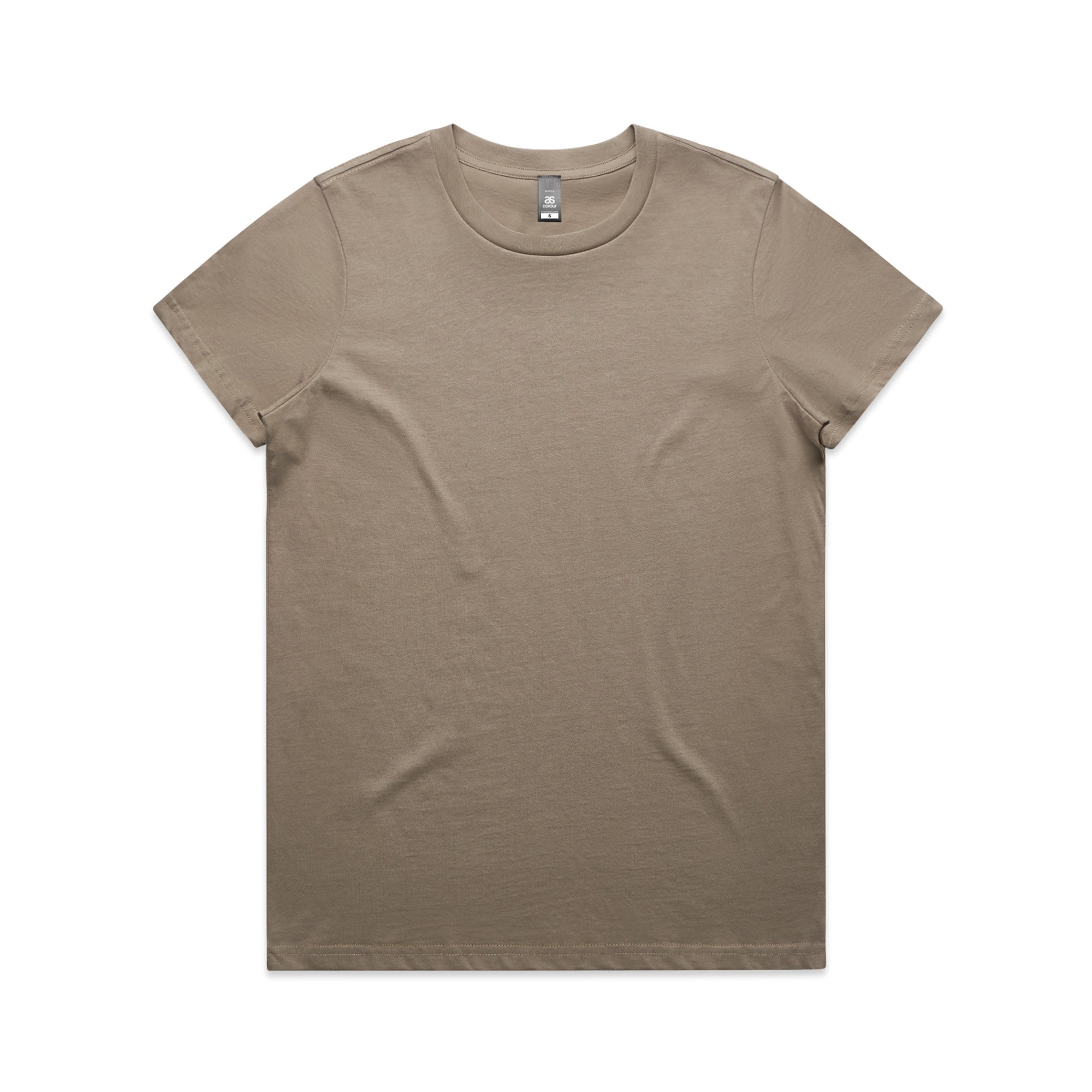 As Colour Women's maple tee 4001 Casual Wear As Colour MUSHROOM XSM 