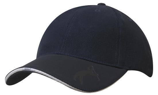 Headwear Bhc Golf Cap With Embossed Peak X12 - 4022