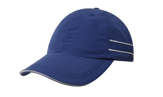 Headwear Microfibre Cap W/piping & Sandwich X12 - 4077