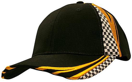 Headwear Checks And Embroidery Cap X12 - 4083