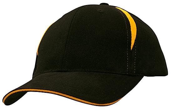 Headwear W/crown Inserts & Sandwich Cap X12 - 4092