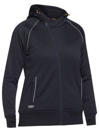 Bisley Women's Fleece Zip Front Hoodie With Sherpa Lining BKL6925