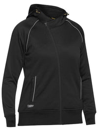 Bisley Women's Fleece Zip Front Hoodie With Sherpa Lining BKL6925