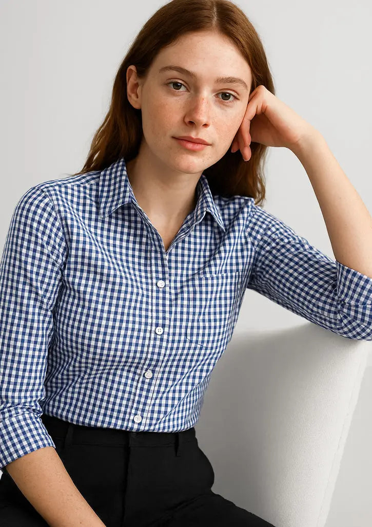 Biz Corporates Springfield Women's 3/4 Sleeve Shirt 43411 Biz Corporates