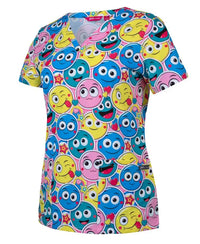 Jb's Wear Women's Printed Scrub Top 4STP1 Jb's Wear