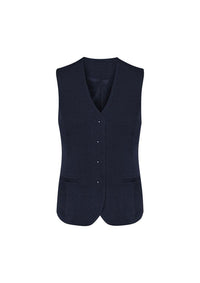 Biz Corporates Womens Longline Vest 54012 - Flash Uniforms 