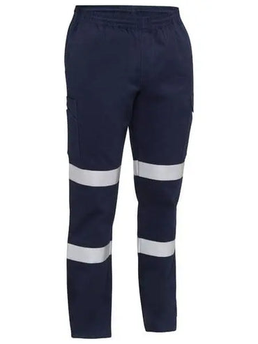 Bisley Stretch Taped Cotton Elastic Waist Cargo Work Pants BPC6029T Bisley Workwear