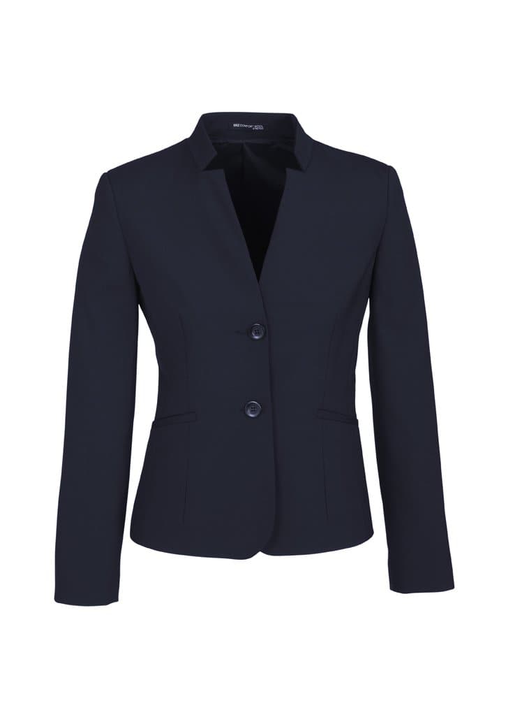 Biz Corporates Women's Short Jacket with Reverse Lapel 64013 - Flash Uniforms 