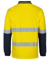 Hi Vis (D+n) L/s Cotton Polo 6DCPL