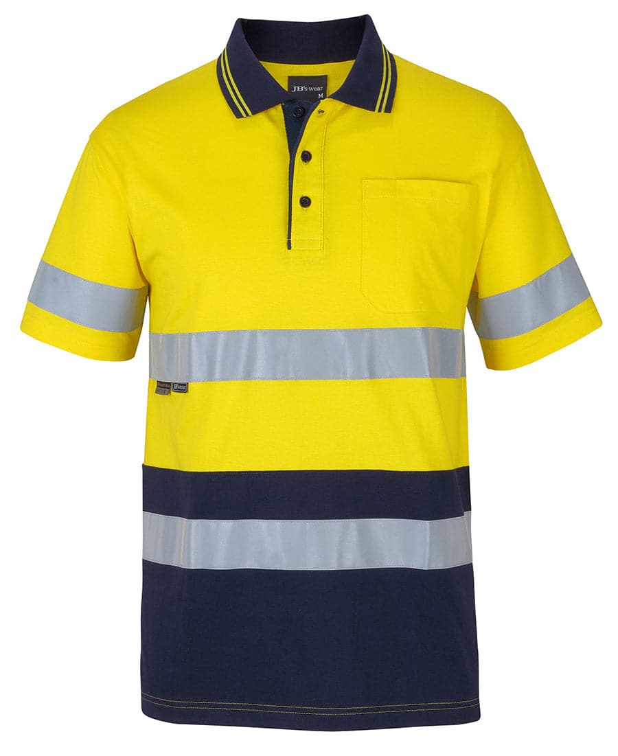 Hi Vis (D+n) S/s Cotton Polo 6DCPS